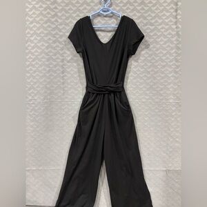 5/$10 or 10/$20 Girls Cute Black Jumpsuit with Pockets Size 10-12y
